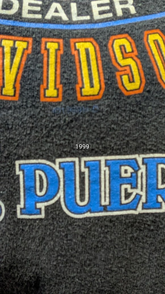 Vintage 1999 Harley-Davidson Fathead T-Shirt Men’s XL San Juan Puerto Rico USA