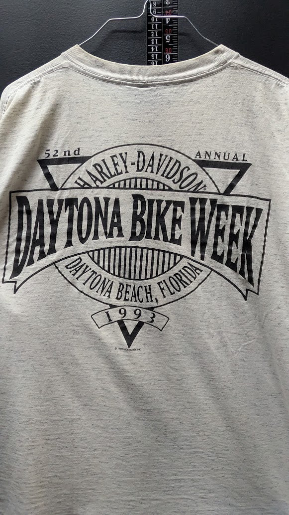 Vintage 1993 Harley-Davidson Daytona Bike Week T-Shirt Men’s XL Milwaukee USA