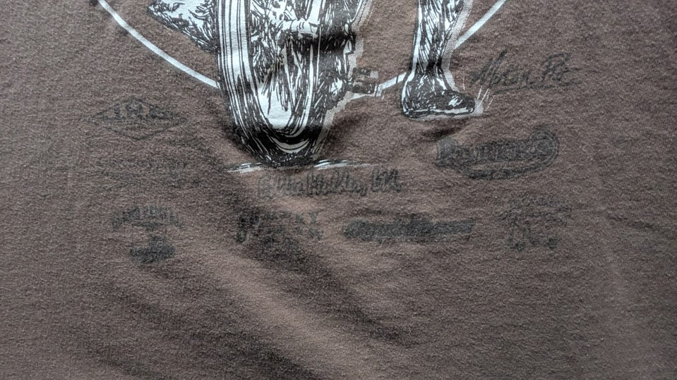 2008 Catalina Grand Prix 50th Anniversary Classic Motorcycle Show T-Shirt XL Brown