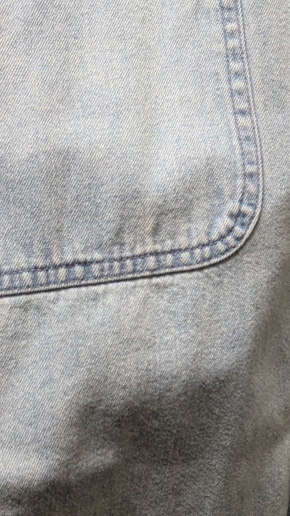 Vintage Harley-Davidson An American Legend Denim Shirt L Light Wash 90s
