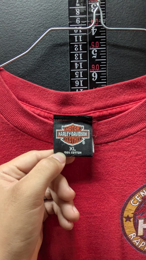 1995 Harley-Davidson HOG Central Rally Rapid City SD Long Sleeve Shirt XL USA