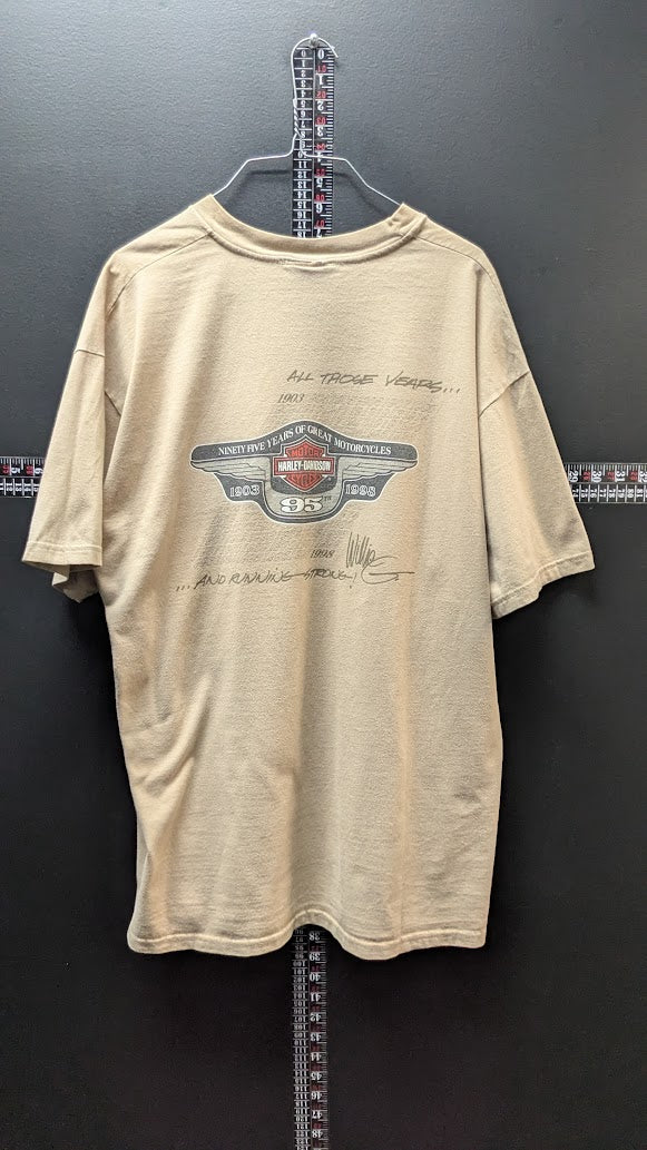 Vintage 1998 Harley-Davidson 95th Anniversary XL T-Shirt – USA Made
