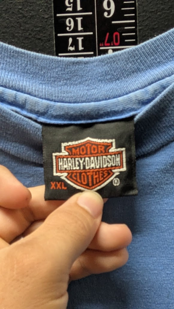 Vintage 1992 Harley-Davidson Buckeye Rally T-Shirt XXL – Marietta, Ohio Riverboat Town