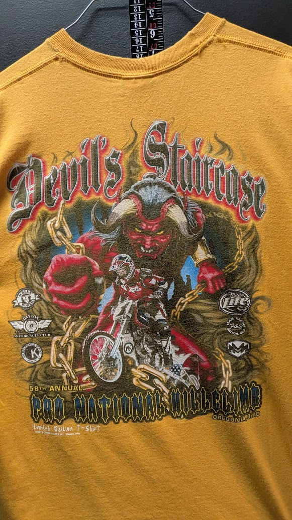 2007 Devil’s Staircase Pro National Hillclimb T-Shirt Men’s Large Oregonia Ohio