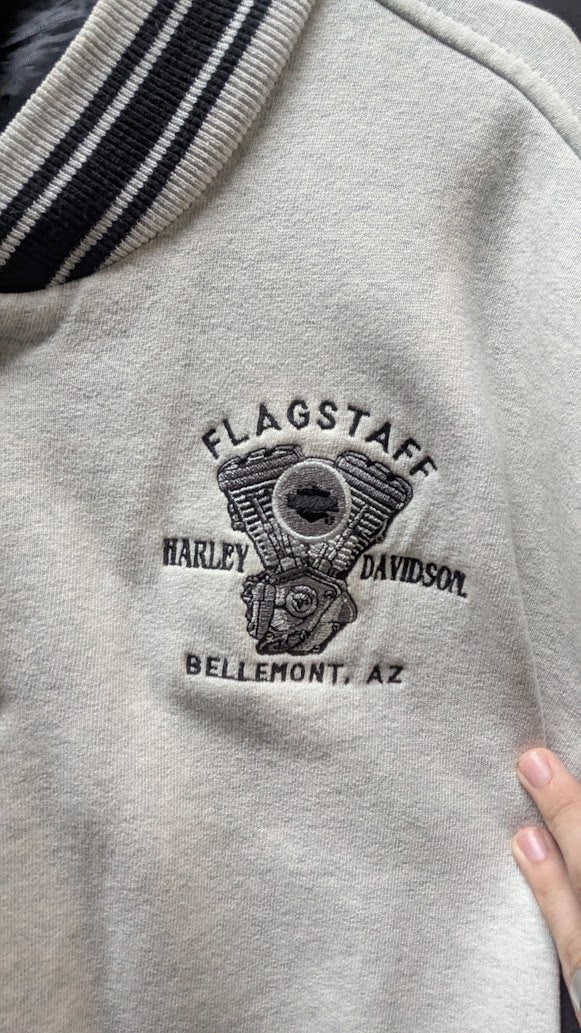 Vintage 90s Harley-Davidson Flagstaff Arizona Varsity Jacket Men’s XL Embroidered