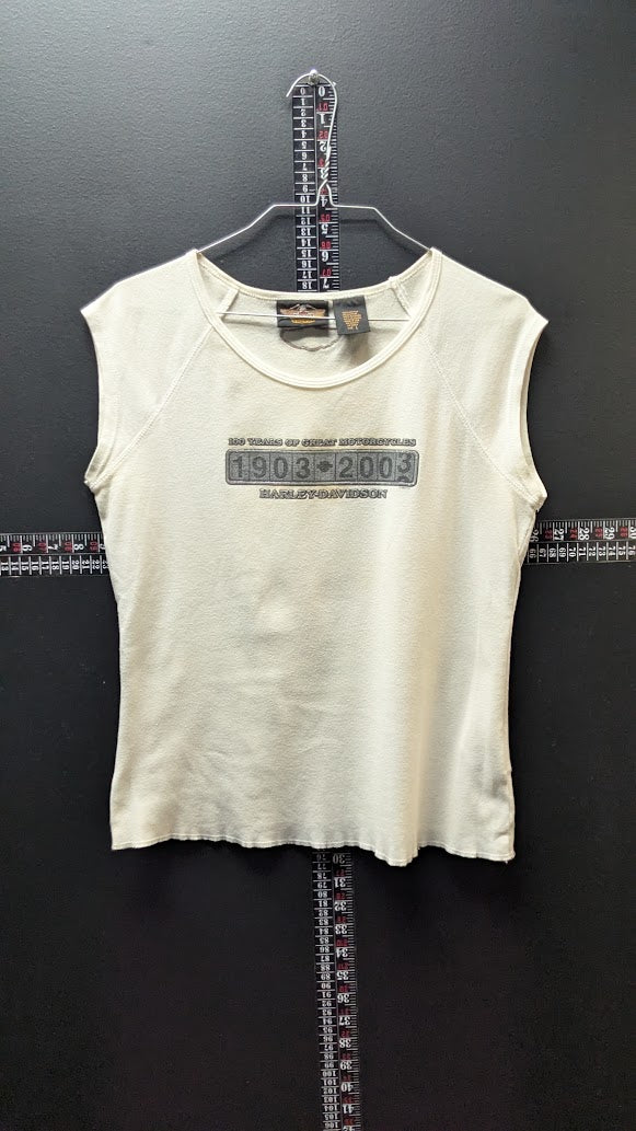 2003 Harley-Davidson 100th Anniversary Women’s Large Sleeveless Shirt USA