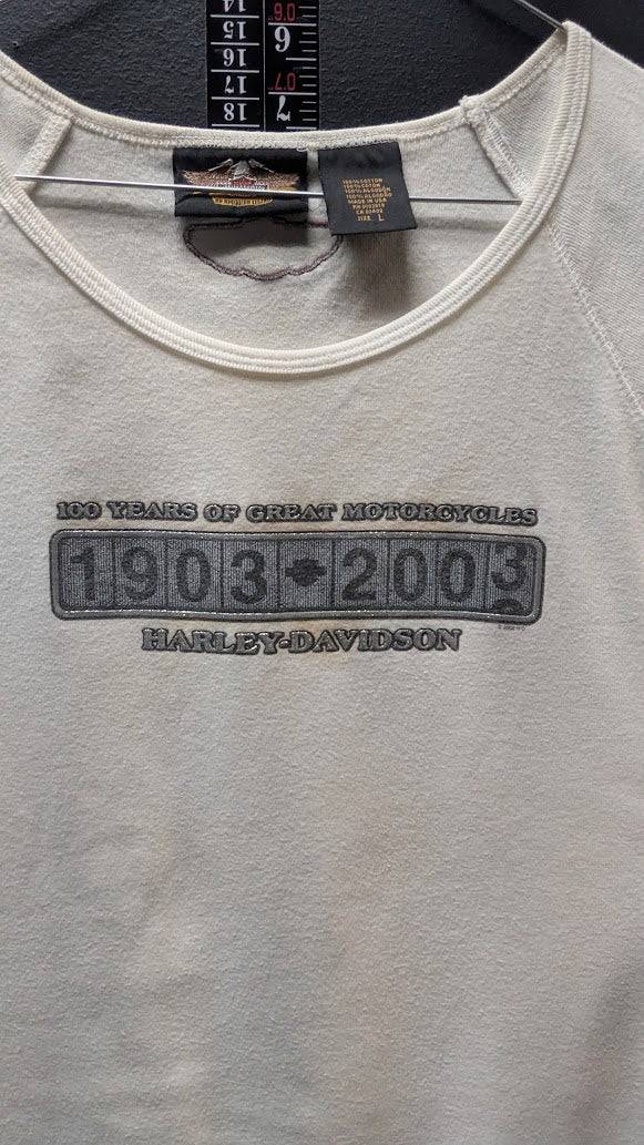 2003 Harley-Davidson 100th Anniversary Women’s Large Sleeveless Shirt USA