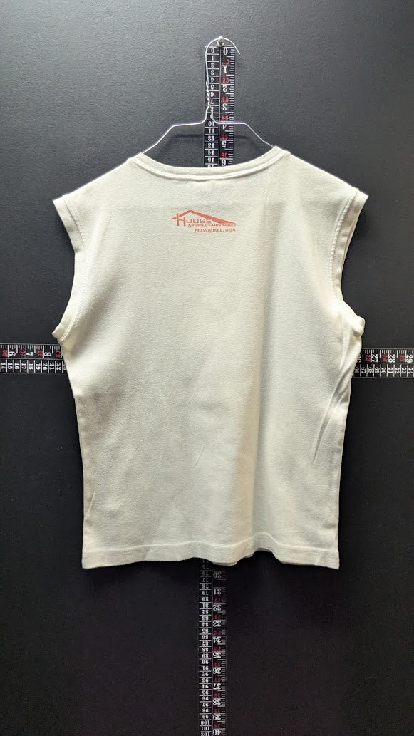 Harley-Davidson Milwaukee Women’s XL Rhinestone Sleeveless Shirt House of Harley