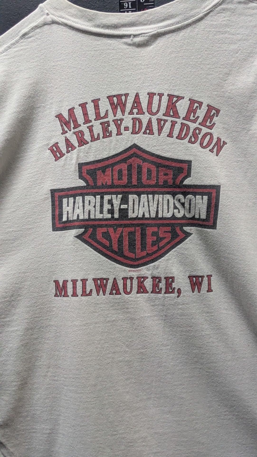 Vintage 2003 Harley-Davidson 100th Anniversary T-Shirt Milwaukee WI Men’s
