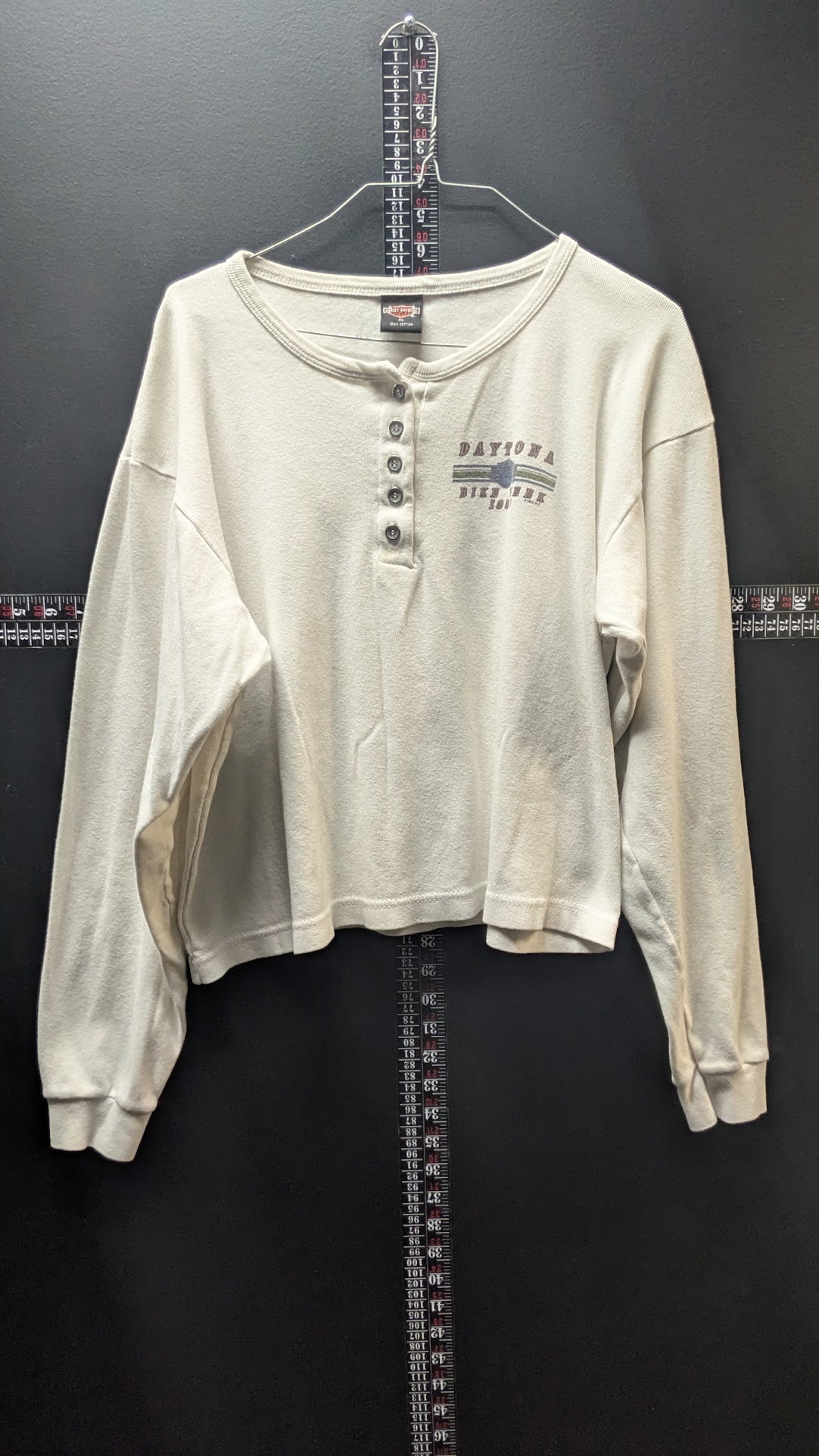 Vintage Harley-Davidson Daytona Beach Florida Henley Shirt Women’s XL 2007