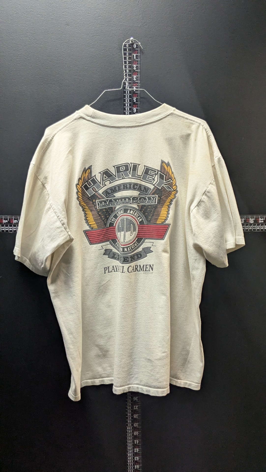 Vintage Harley-Davidson Playa del Carmen Mexico T-Shirt Men’s XL Double Sided