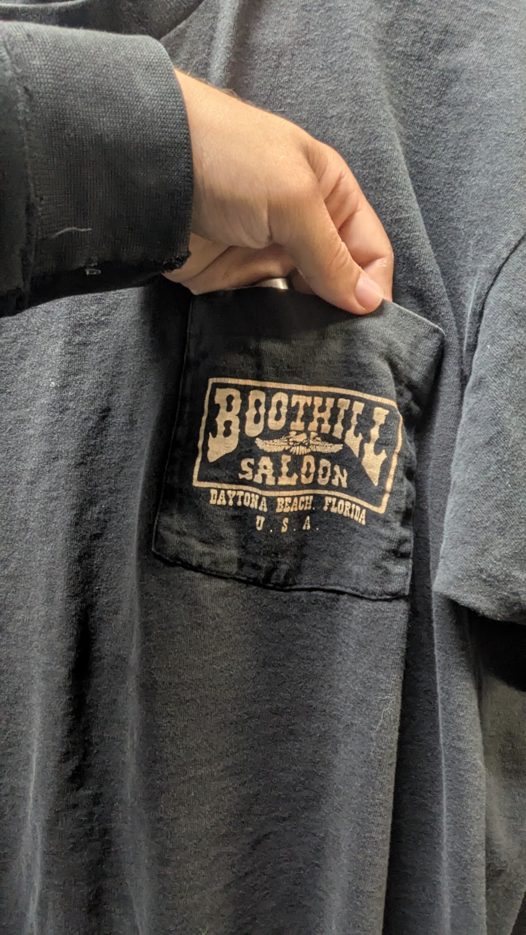 Vintage 1994 Harley-Davidson Boothill Saloon Daytona Bike Week T-Shirt XL USA