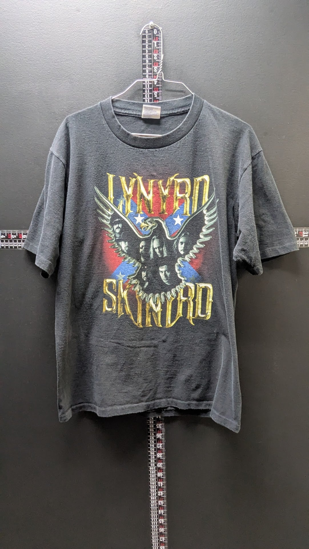 Vintage 1999 Lynyrd Skynyrd T-Shirt Men’s Large Black Double Sided All Sport