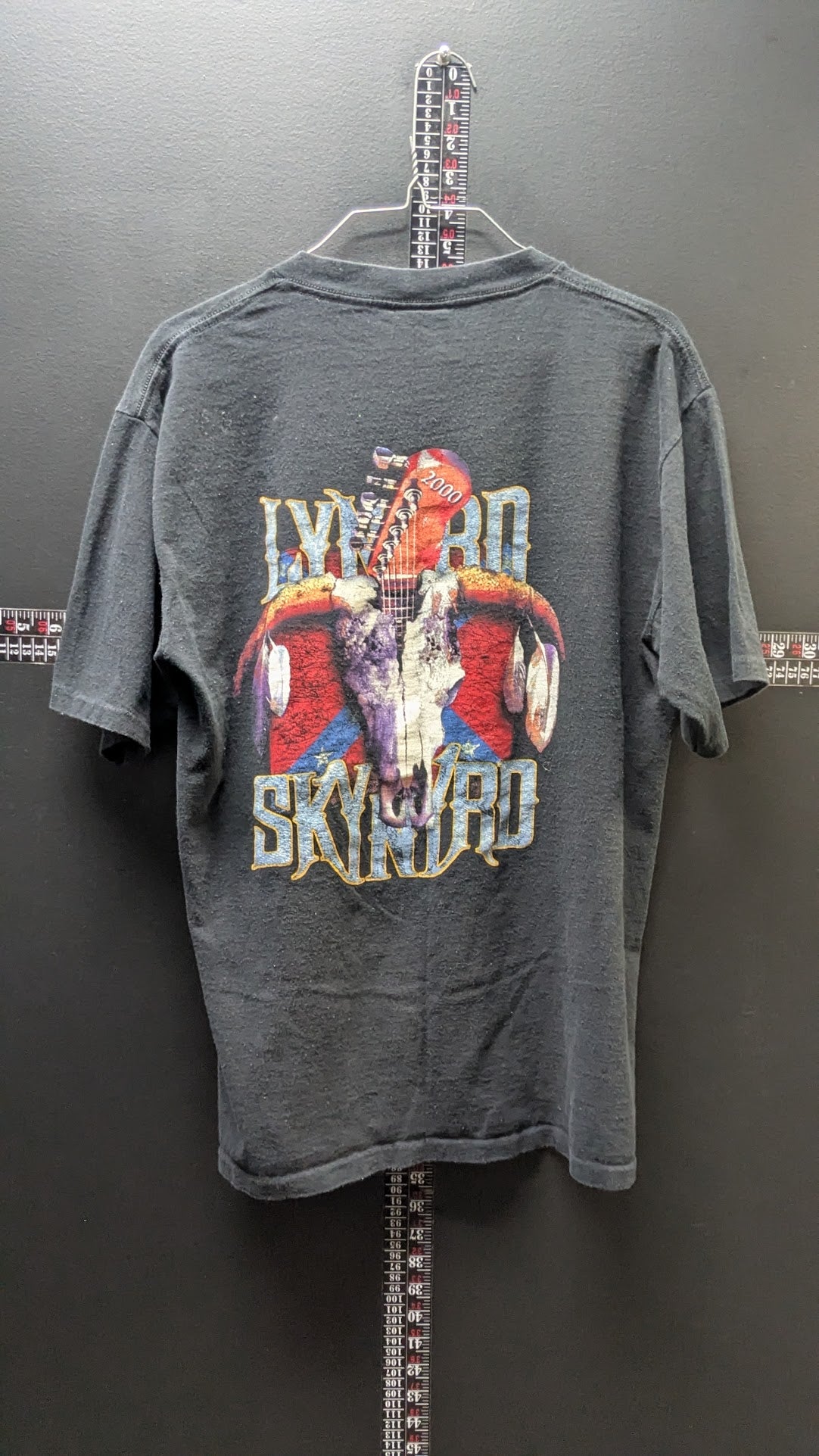 Vintage 1999 Lynyrd Skynyrd T-Shirt Men’s Large Black Double Sided All Sport