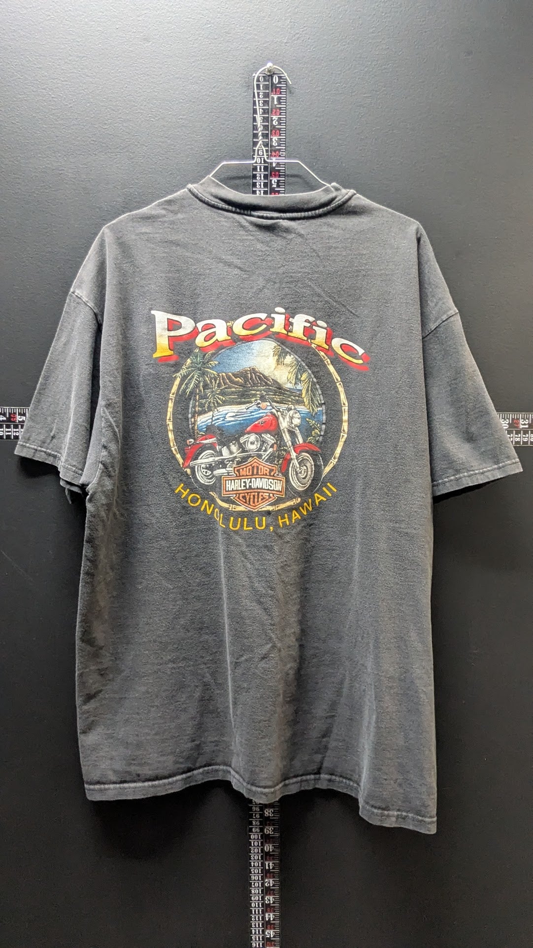 Vintage Harley-Davidson Eagle Pocket T-Shirt Men’s XXL Black Honolulu Hawaii