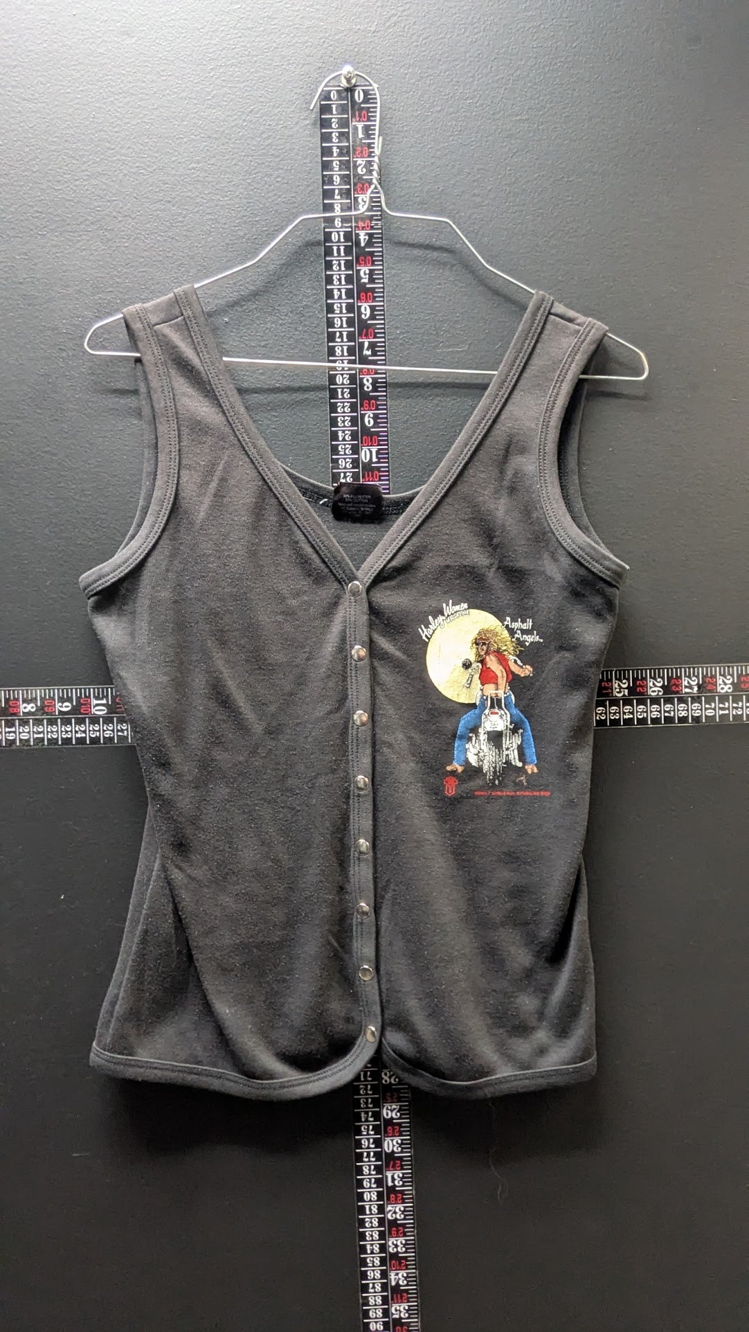 Vintage 1987 Harley Women Asphalt Angels 3d Emblem Women’s Large