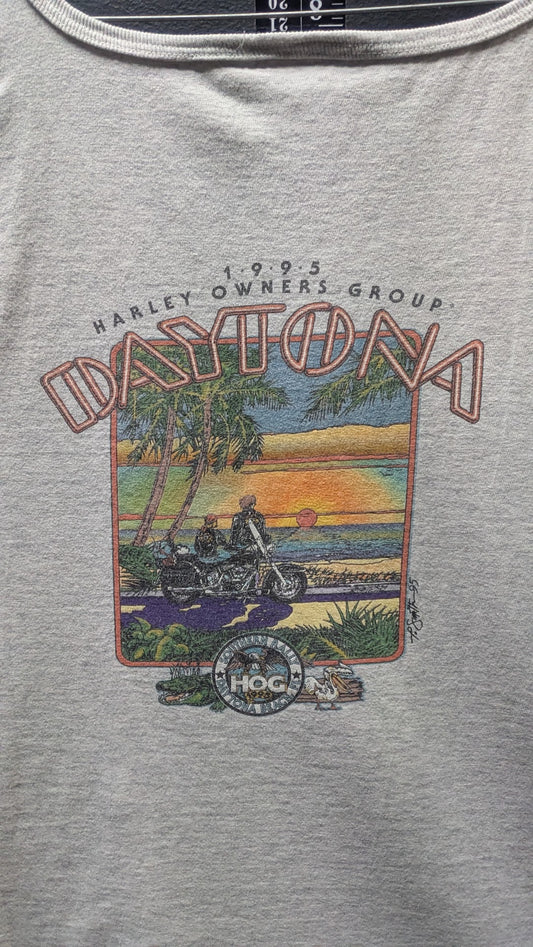 Vintage 1995 Harley-Davidson H.O.G. Daytona Ladies of Harley Tank Top Women’s XL