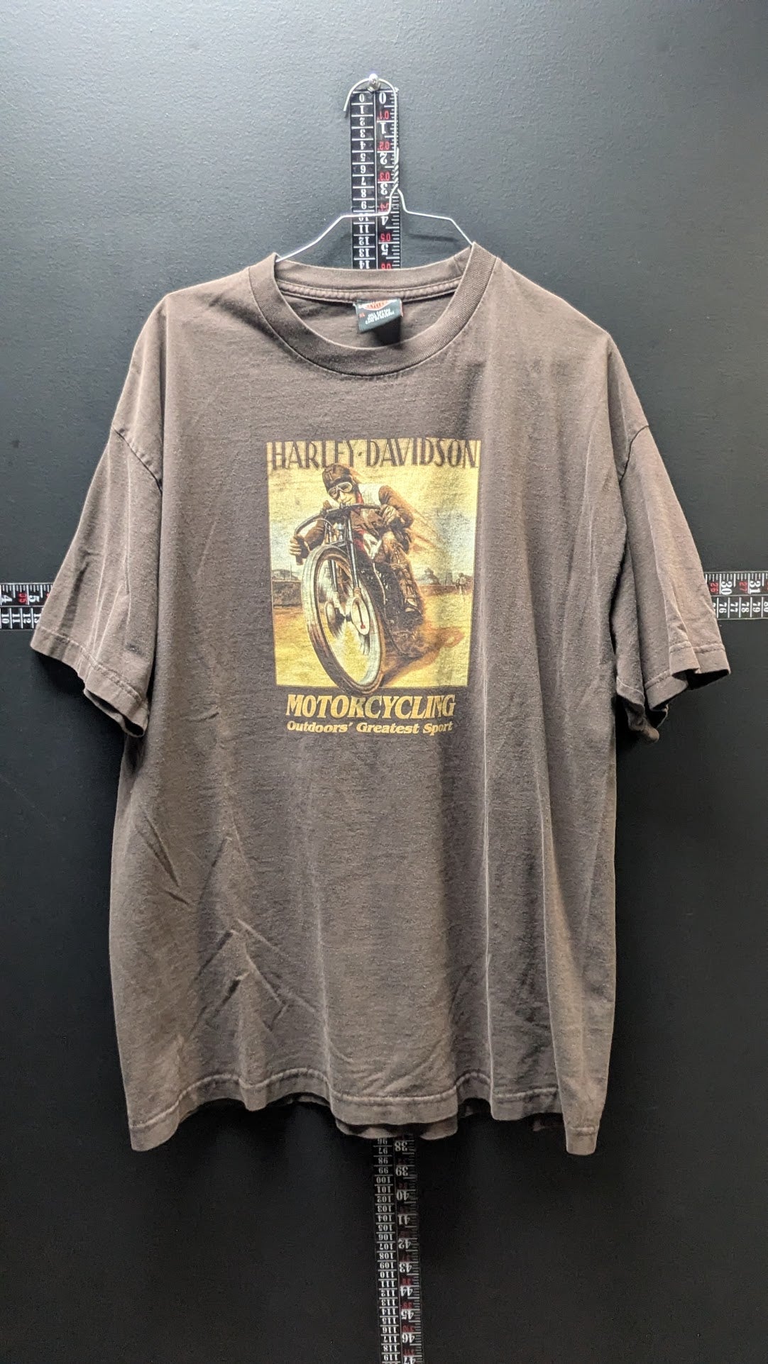 Vintage Y2K Harley-Davidson Las Vegas Motorcycling T-Shirt Men’s XL Brown USA
