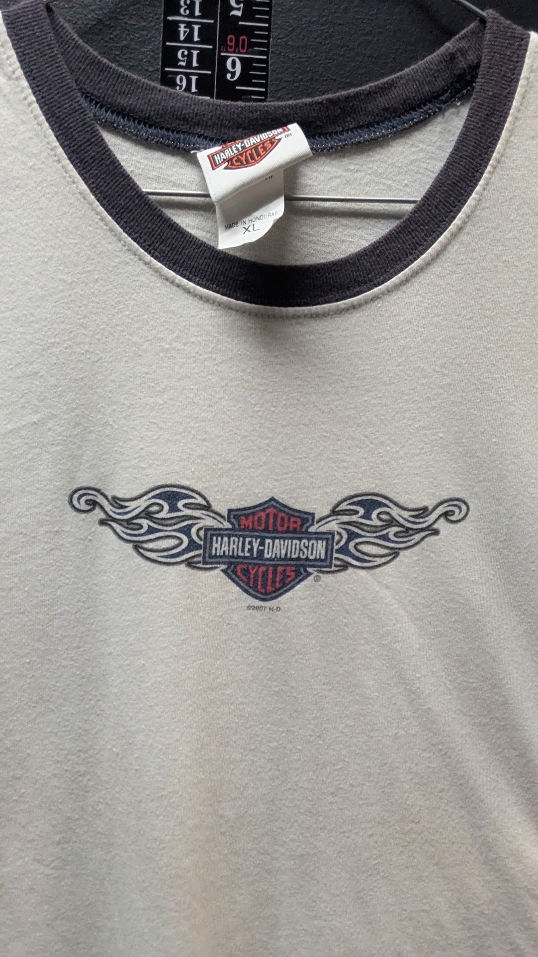 2007 Harley-Davidson Neidengard’s Women’s XL T-Shirt Ohio Flame Logo