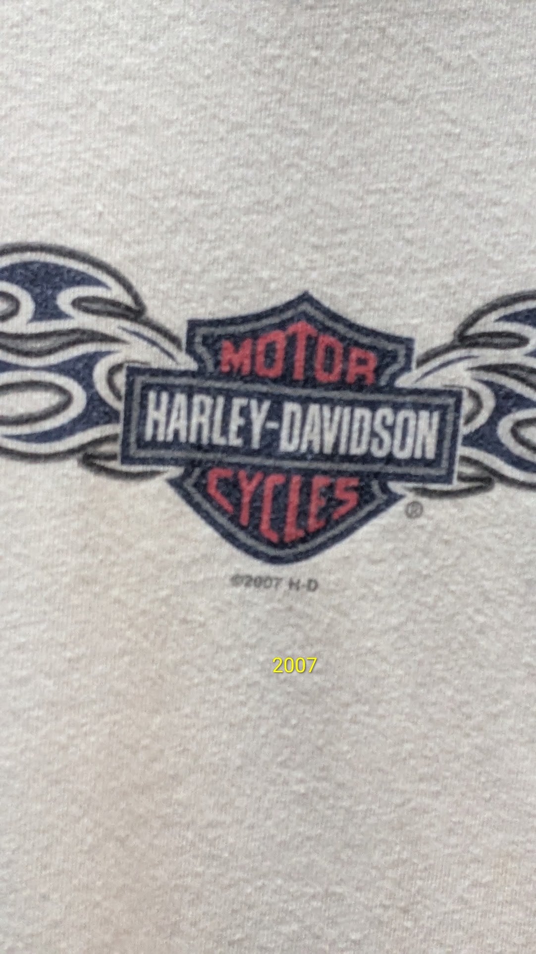 2007 Harley-Davidson Neidengard’s Women’s XL T-Shirt Ohio Flame Logo