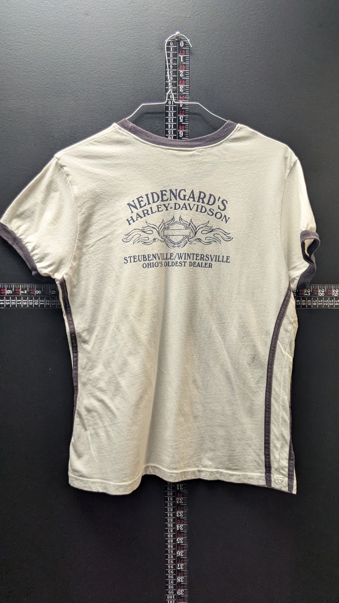 2007 Harley-Davidson Neidengard’s Women’s XL T-Shirt Ohio Flame Logo