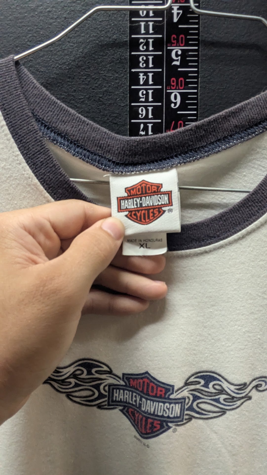 2007 Harley-Davidson Neidengard’s Women’s XL T-Shirt Ohio Flame Logo