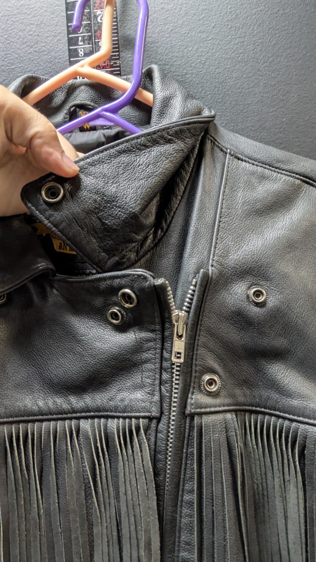 Vintage Harley-Davidson Women's Black Genuine Leather Fringe Jacket – XL