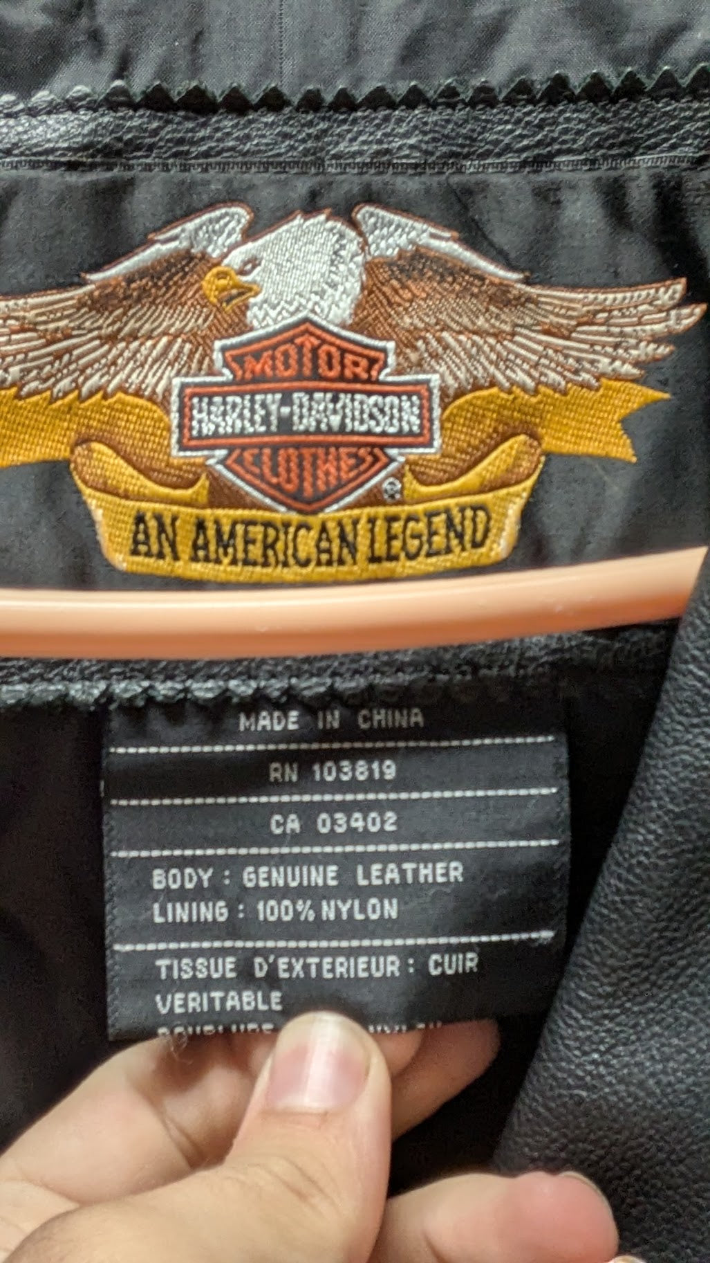Vintage Harley-Davidson Women's Black Genuine Leather Fringe Jacket – XL