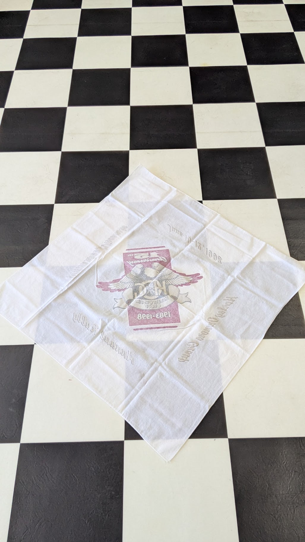 1998 Harley Owners Group (H.O.G.) 15th Anniversary bandana