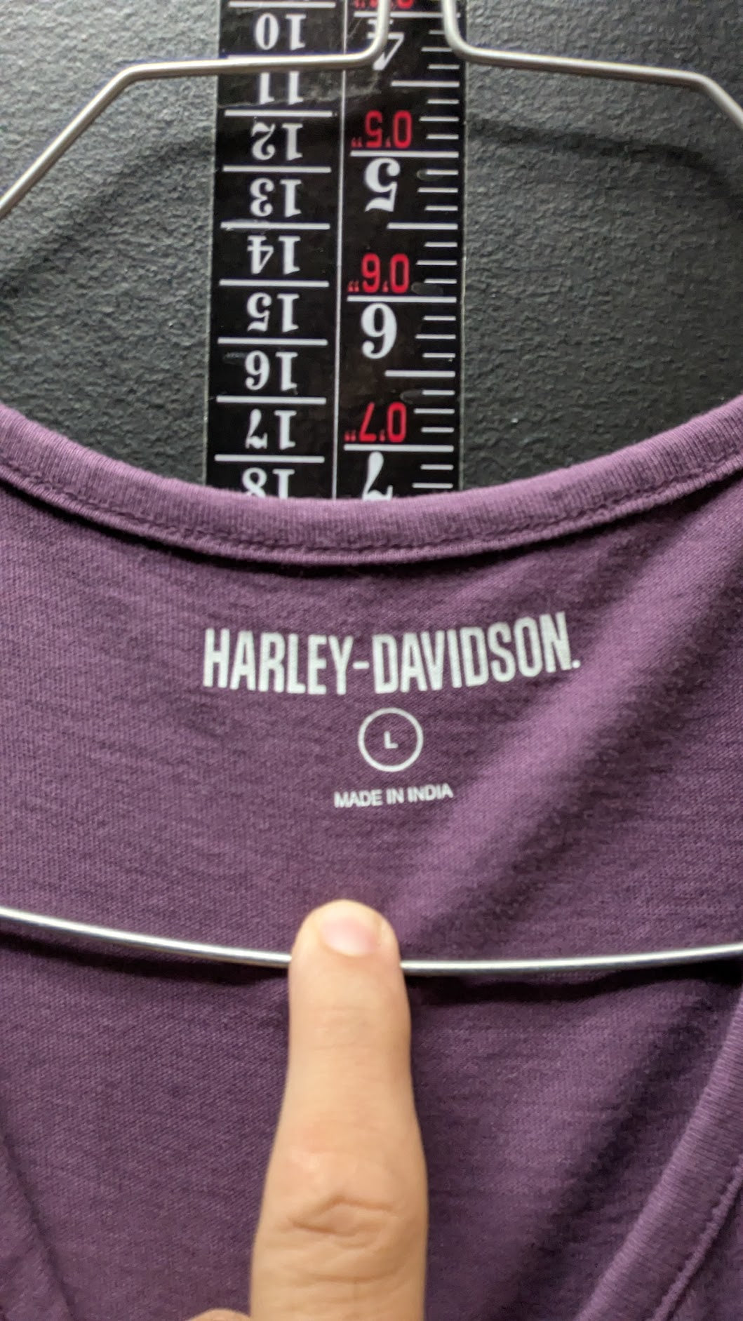 Harley-Davidson Purple Tank Top Women's Sleeveless Henley 100% Cotton Motorcycle