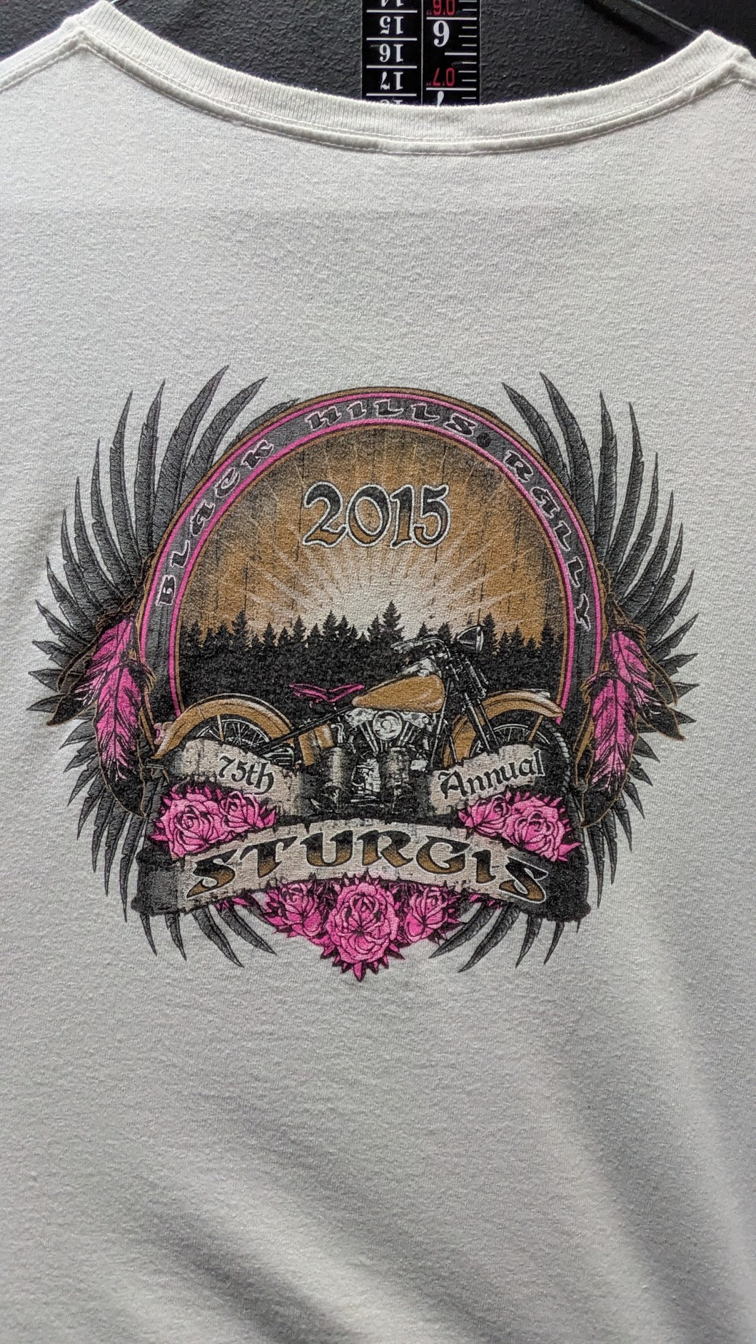 2015 Sturgis 75th Annual Black Hills Rally Long Sleeve Shirt Large Motorcycle