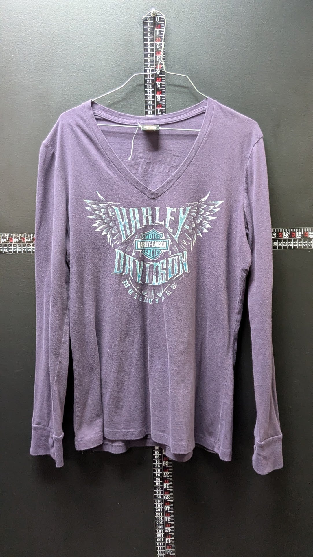 Harley-Davidson Buckeye Dealer Long-Sleeve Shirt  Purple, Women's XL