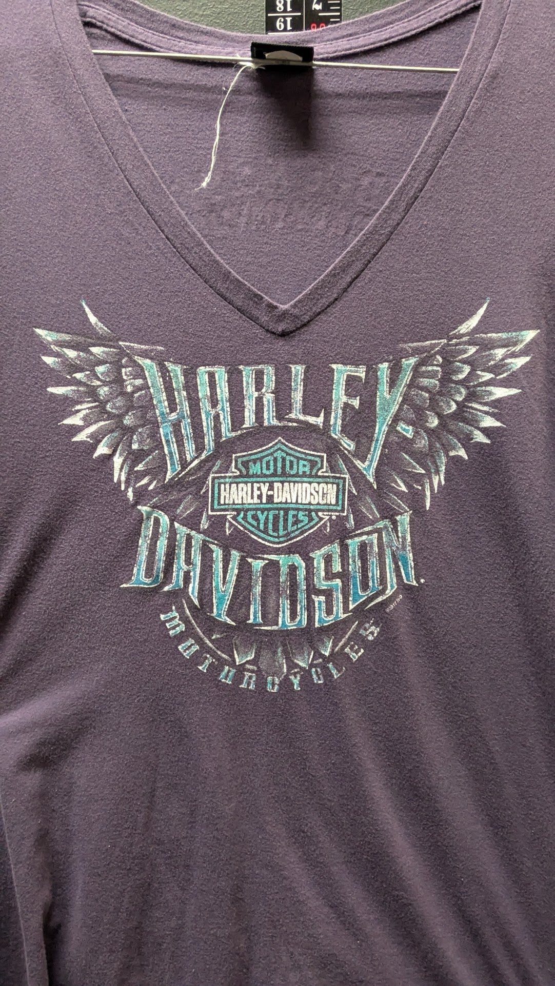 Harley-Davidson Buckeye Dealer Long-Sleeve Shirt  Purple, Women's XL