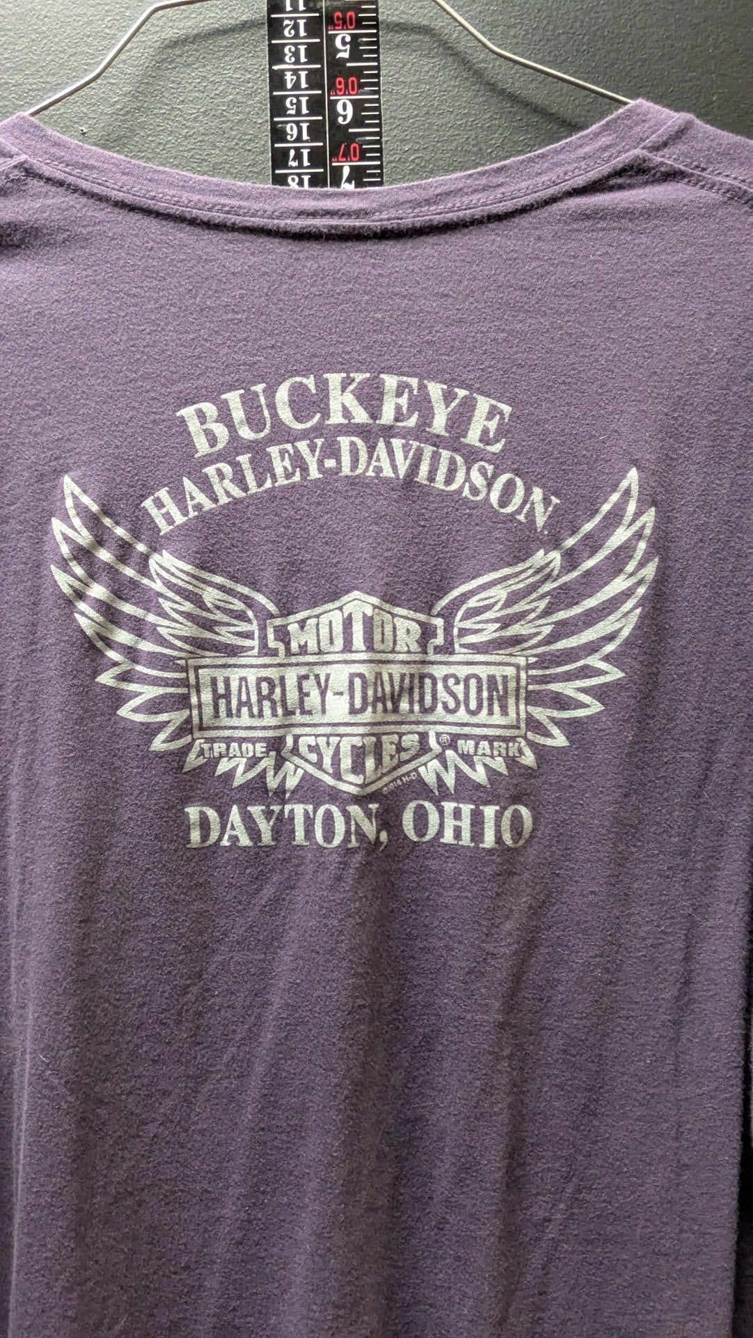 Harley-Davidson Buckeye Dealer Long-Sleeve Shirt  Purple, Women's XL