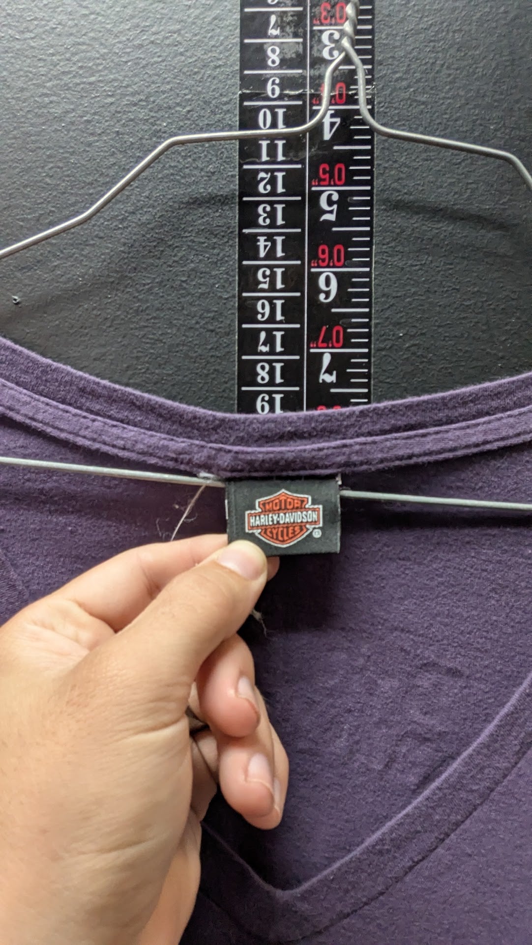 Harley-Davidson Buckeye Dealer Long-Sleeve Shirt  Purple, Women's XL