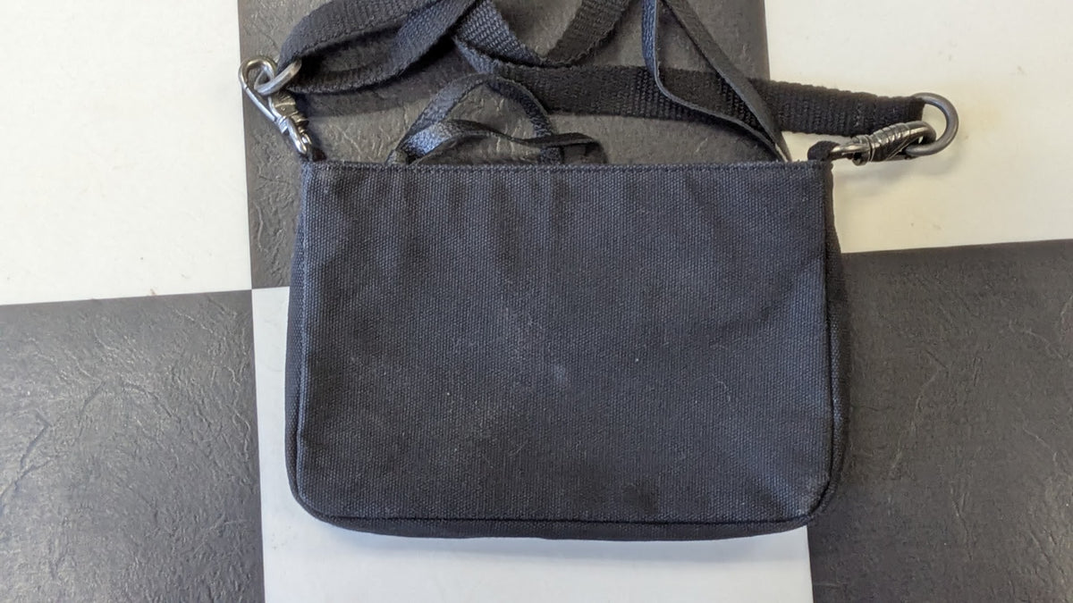 Harley-Davidson Black Star Print Crossbody Bag with Camo Lining