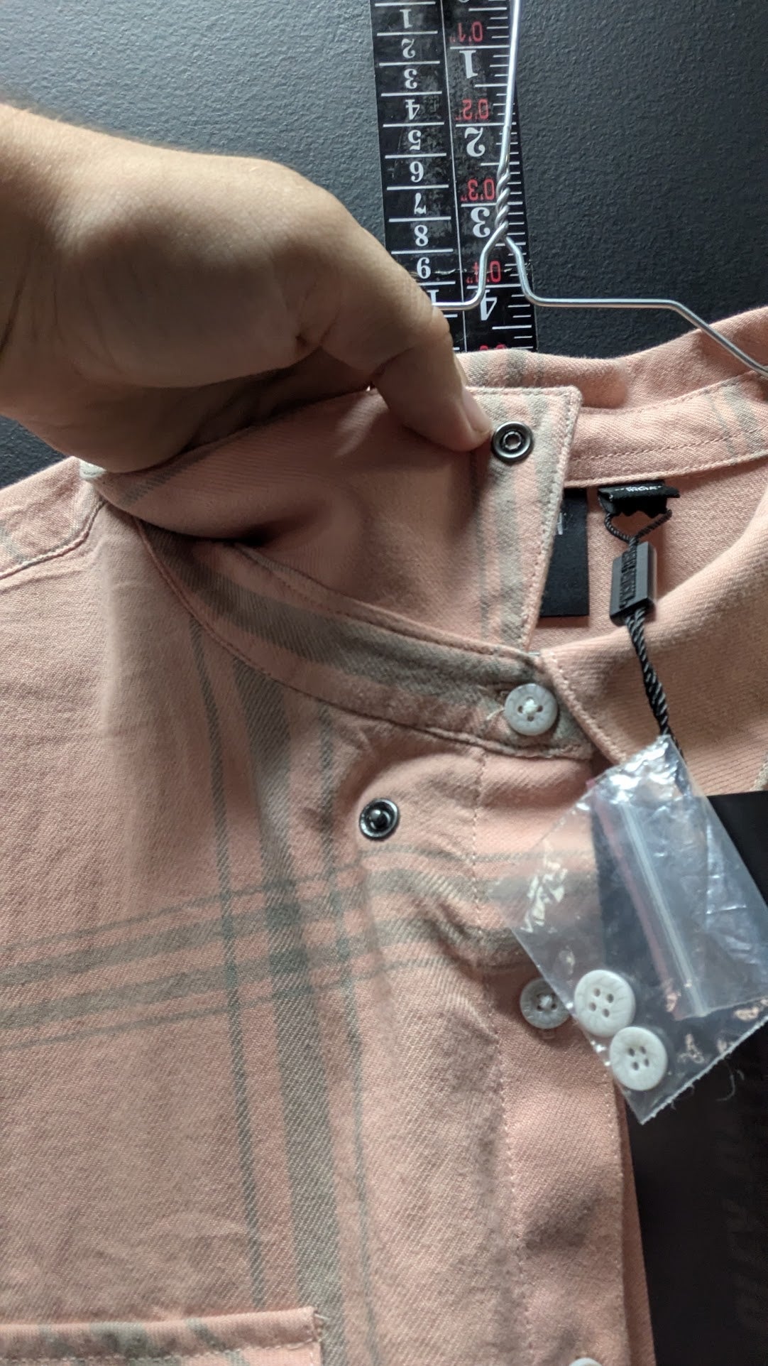 Harley-Davidson Pink Plaid Button-Up Shirt — 3W