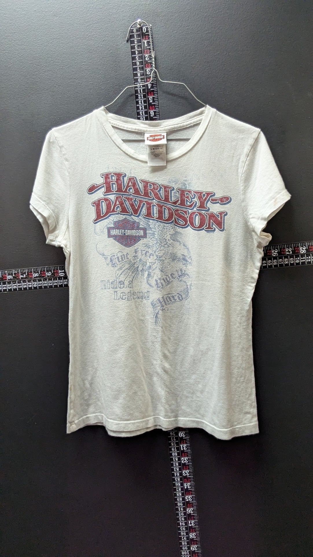 Harley-Davidson Treasure Coast Stuart Florida Eagle Graphic T-Shirt Medium
