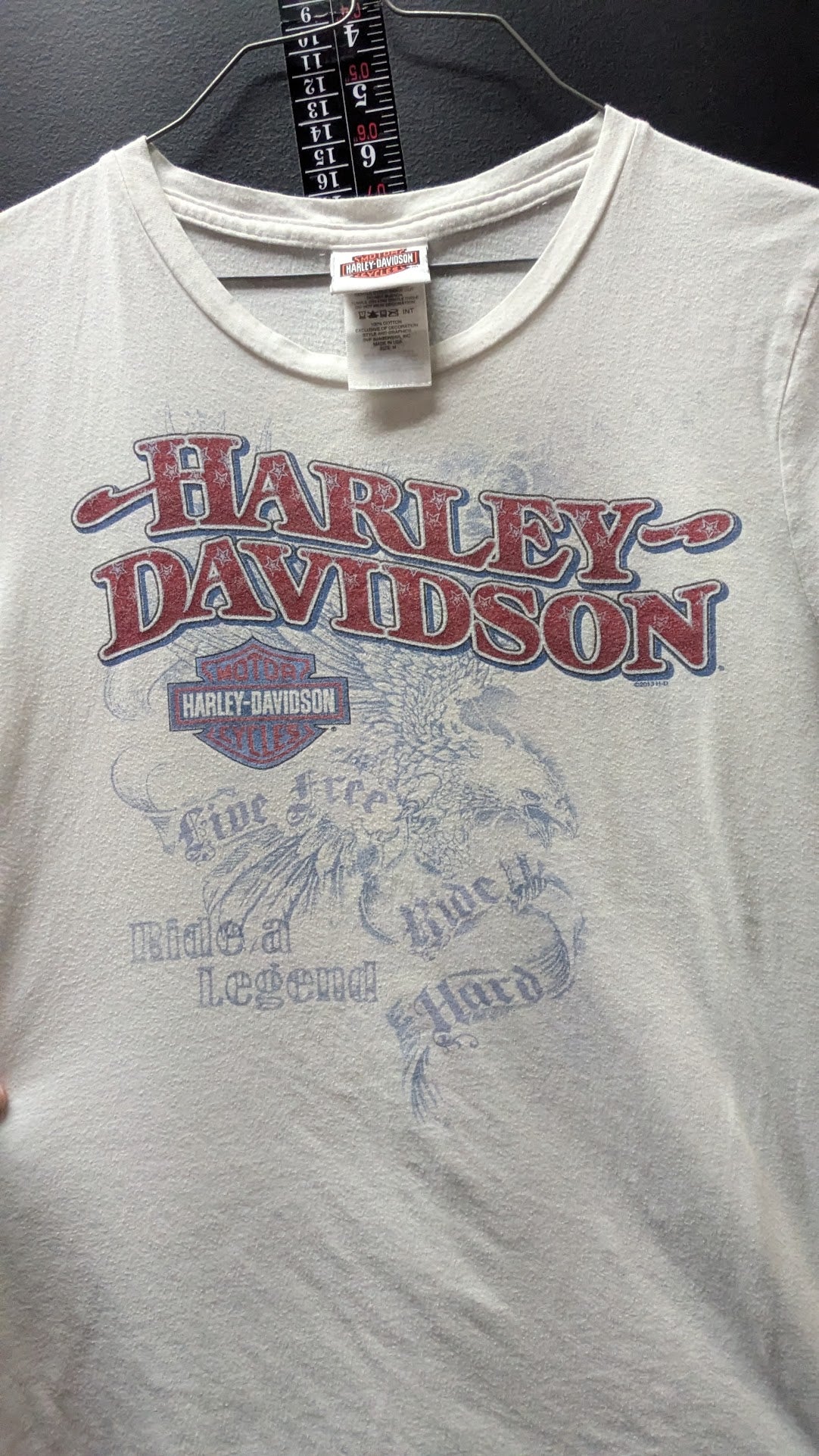 Harley-Davidson Treasure Coast Stuart Florida Eagle Graphic T-Shirt Medium
