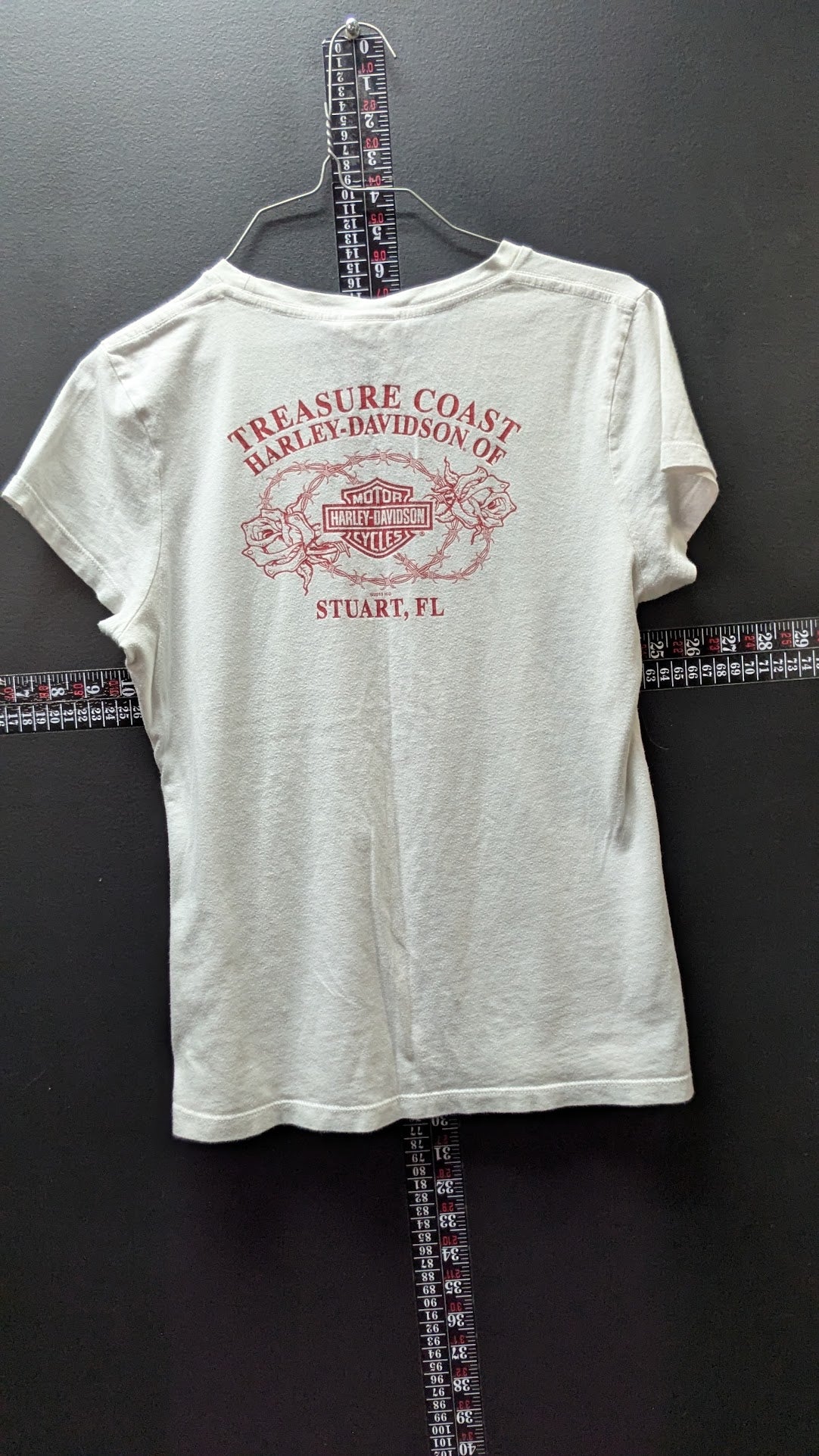 Harley-Davidson Treasure Coast Stuart Florida Eagle Graphic T-Shirt Medium