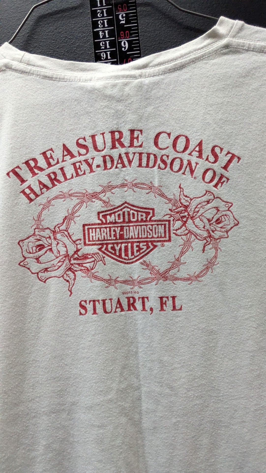 Harley-Davidson Treasure Coast Stuart Florida Eagle Graphic T-Shirt Medium