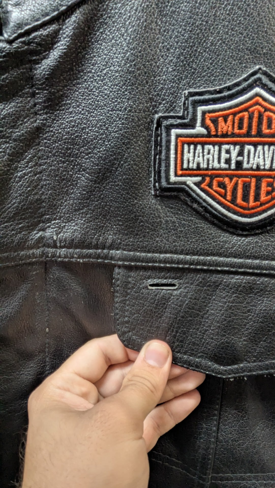 Milwaukee Leather 5XL Black Leather Motorcycle Vest – Eagle Flag Back Patch