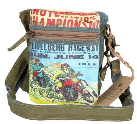Motorcycle double fold bag
