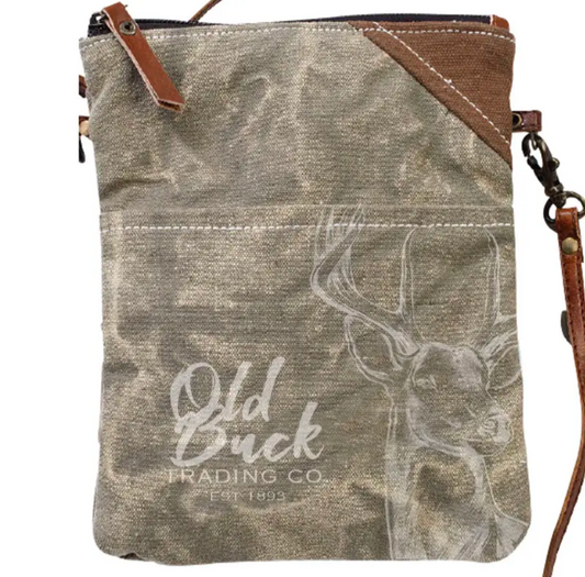 Old buck passport bag