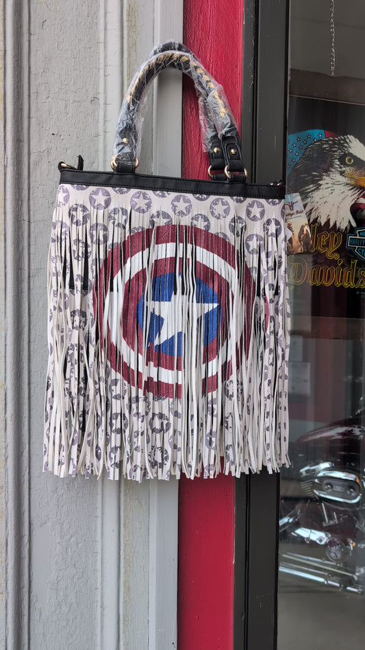 Heritage western handbag Captain America