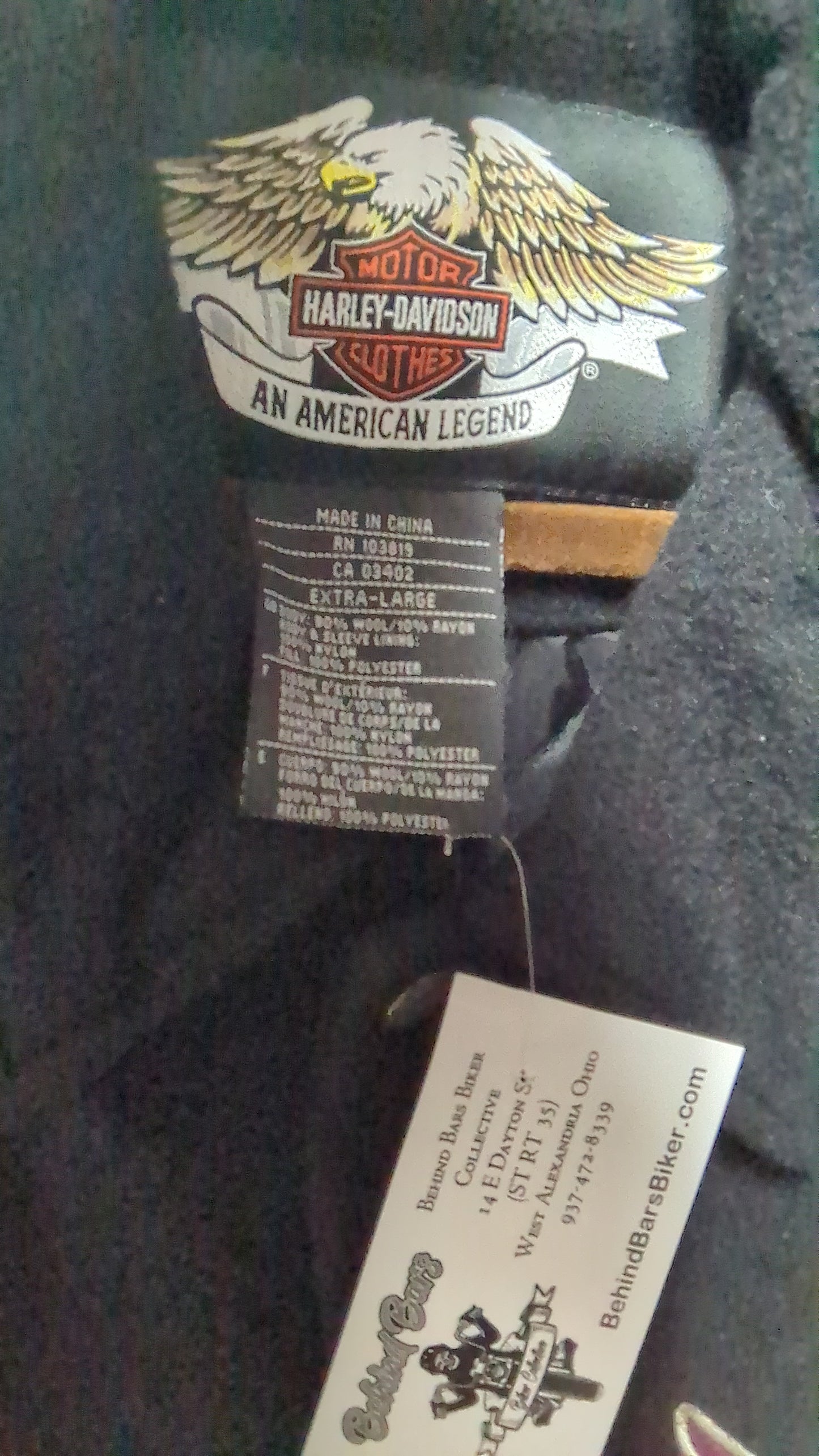 Wool Harley-Davidson coat