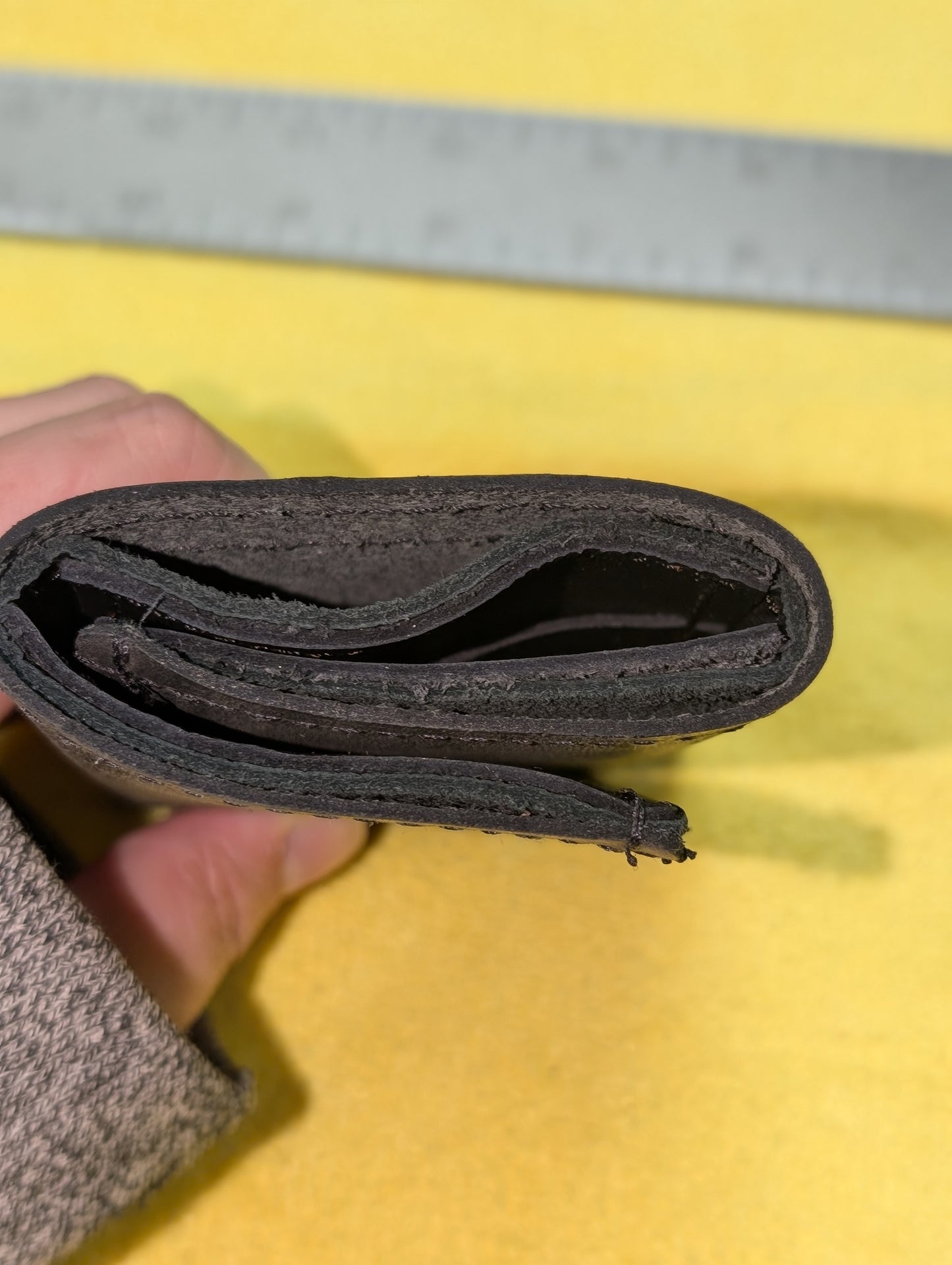 Small leather wallet