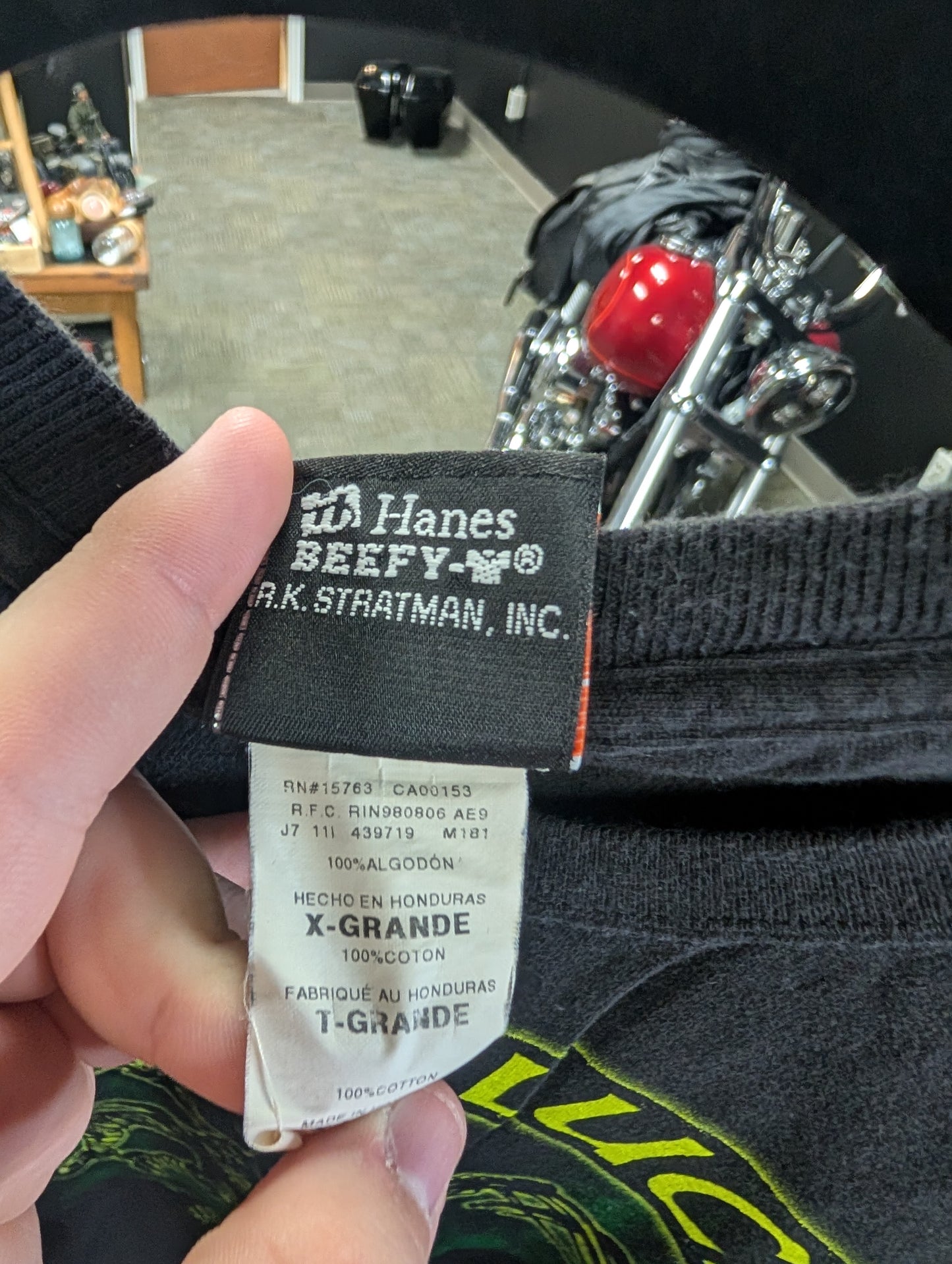 Lucky Buckeye Harley Davidson Stratman Men's XL Tshirt