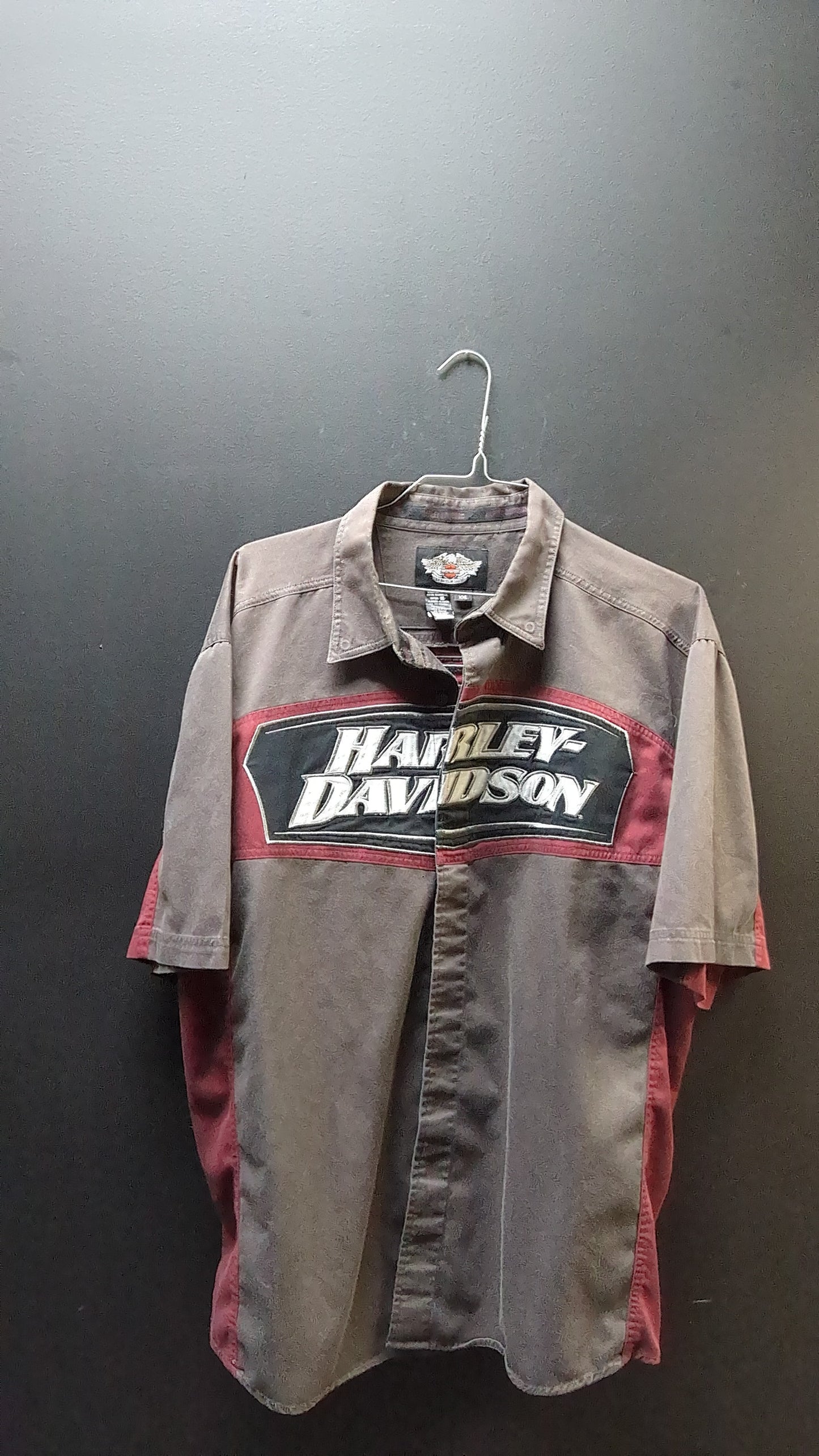 Harley Davidson Button Up Collar Shirt