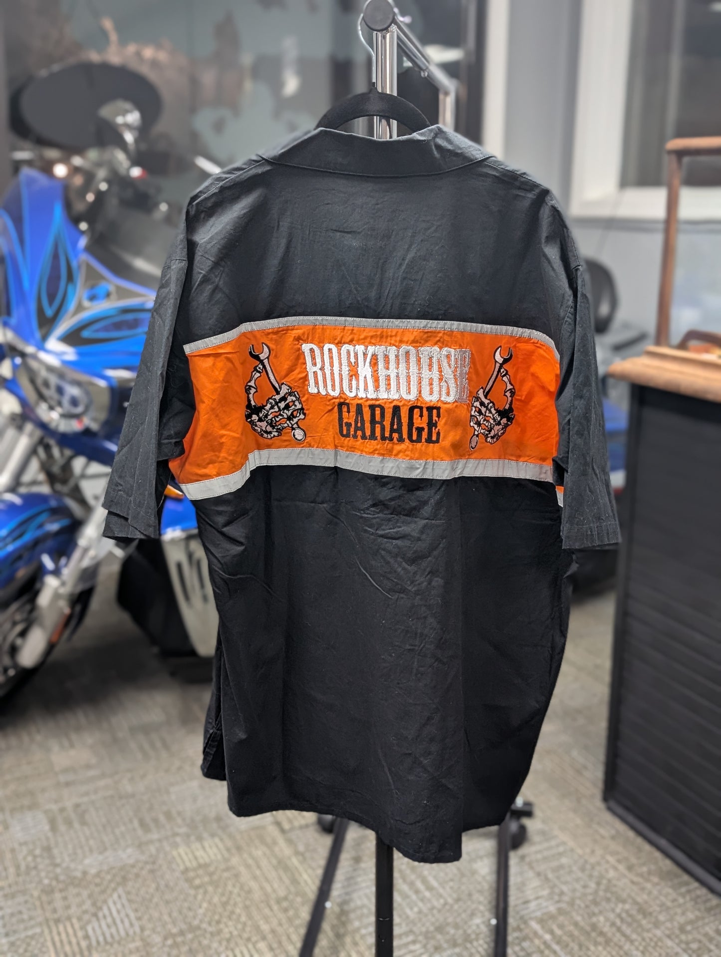 RockHouse Garage XL Reflective Shop Shirt